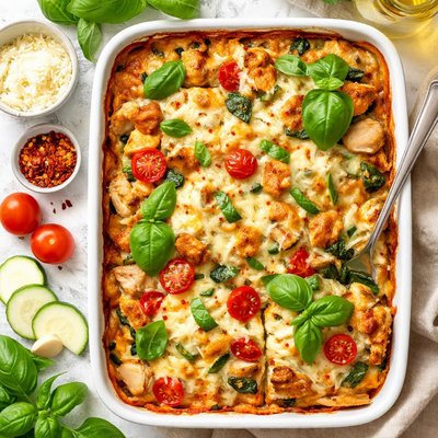 Image of Chicken and Vegetable Lasagna