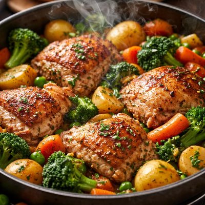 Image of Chicken and Vegetable One Pot Family Meal