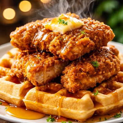 Image of Chicken and Waffles