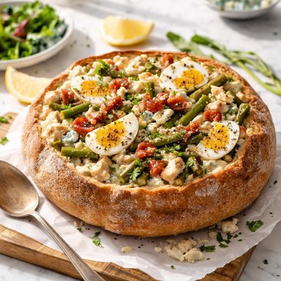 Image of Chicken Asparagus Cobb Loaf