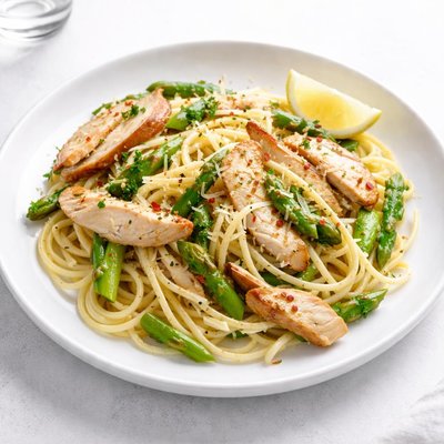 Image of Chicken Asparagus Pasta