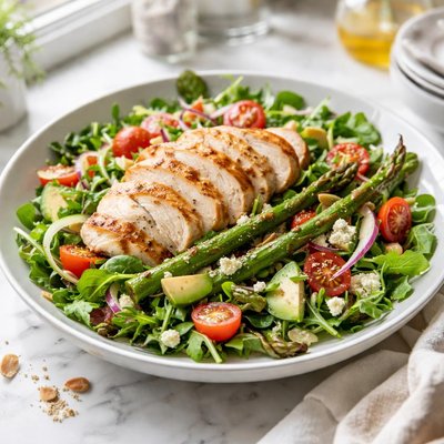 Image of Chicken Asparagus Salad