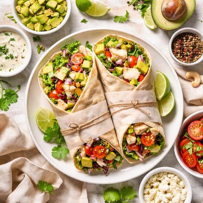 Image of Chicken Avocado Sandwich Wrap