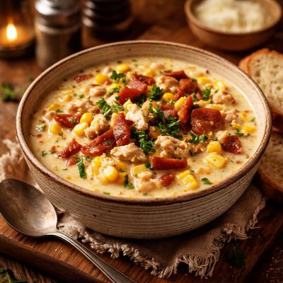 Image of Chicken Bacon and Corn Chowder