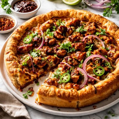 Image of Chicken Bbq Pizza Pie