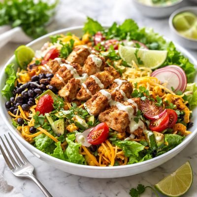 Image of Chicken Black Bean Taco Salad