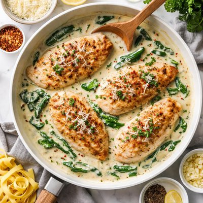 Image of Chicken Breasts Alfredo No Breading