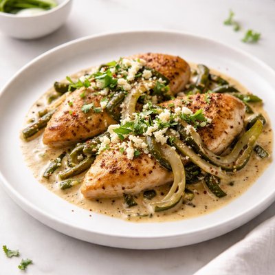 Image of Chicken Breasts Con Rajas