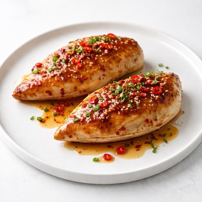 Image of Chicken Breasts Glazed with Hot Pepper Jelly