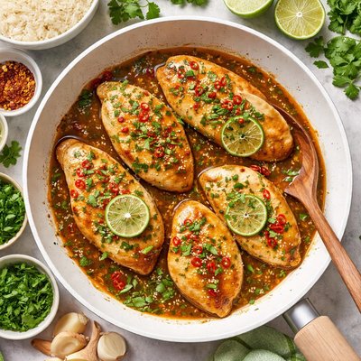Image of Chicken Breasts in Ginger Lime Sauce