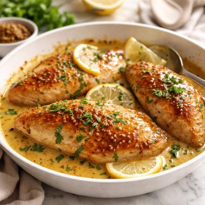 Image of Chicken Breasts in Honey Mustard Sauce