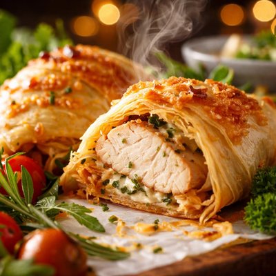 Image of Chicken Breasts in Phyllo