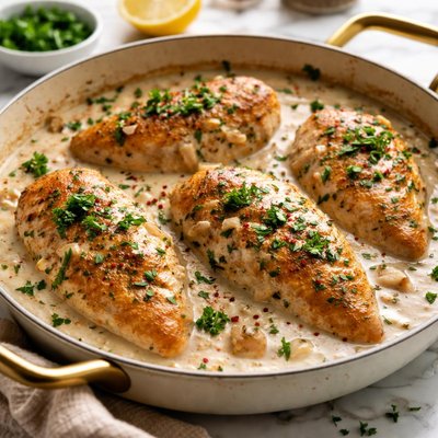 Image of Chicken Breasts in Sour Cream Gravy