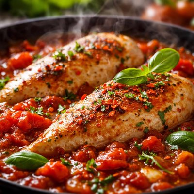 Image of Chicken Breasts in Tomatoes