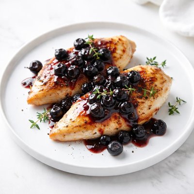 Image of Chicken Breasts with Blueberries