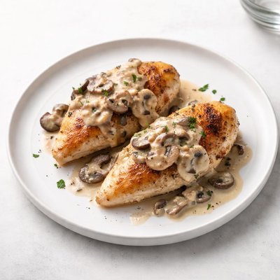 Image of Chicken Breasts with Creamy Mushroom Sauce
