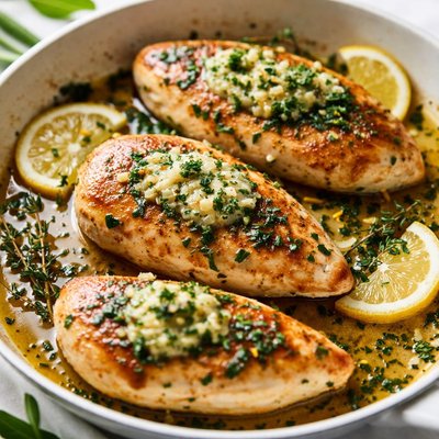 Image of Chicken Breasts with Herb Butter