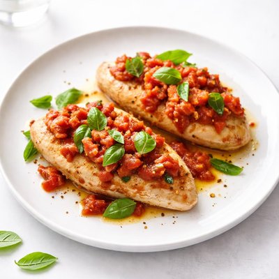 Image of Chicken Breasts with Tomato Basil Sauce