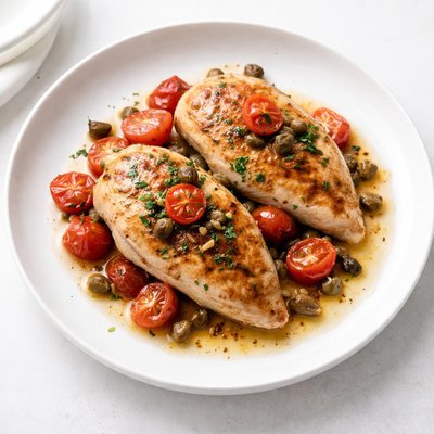 Image of Chicken Breasts with Tomatoes and Capers