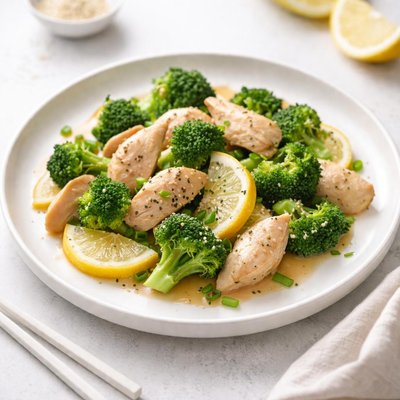 Image of Chicken Broccoli and Lemon Stir Fry