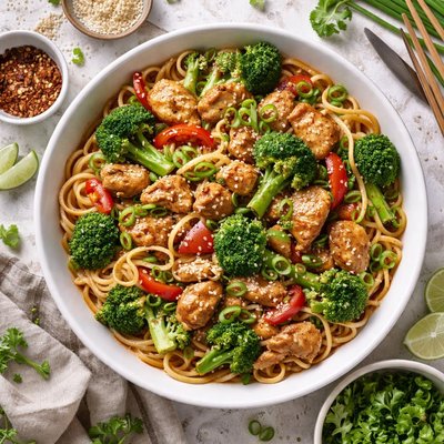 Image of Chicken Broccoli and Noodles Supreme