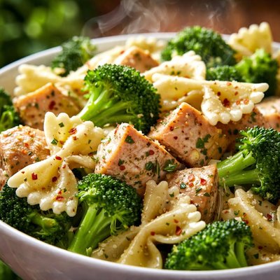 Image of Chicken Broccoli Bow Tie Pasta Salad