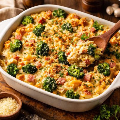 Image of Chicken Broccoli Cordon Bleu Casserole