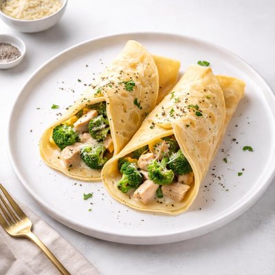 Image of Chicken Broccoli Crepes