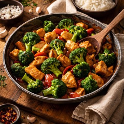 Image of Chicken Broccoli Stir Fry for 2