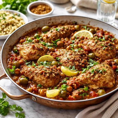 Image of Chicken Cacciatore with a Moroccan Twist