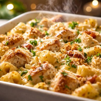 Image of Chicken Caesar Pasta Casserole