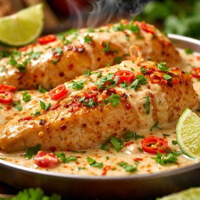 Image of Chicken Calido with Creamy Margarita Sauce