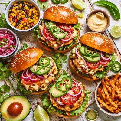 Image of Chicken Chili Burgers