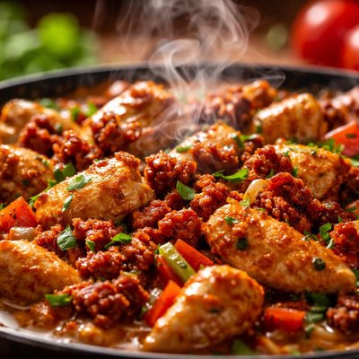 Image of Chicken Chorizo Pollo Con Chorizo