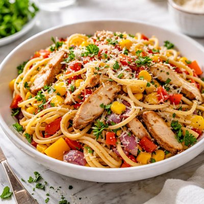 Image of Chicken Confetti Spaghetti