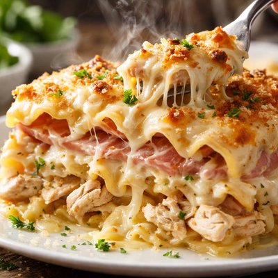 Image of Chicken Cordon Bleu Lasagna