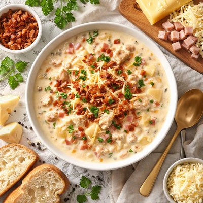 Image of Chicken Cordon Bleu Soup