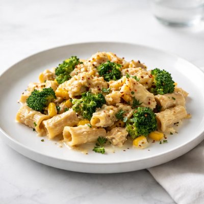 Image of Chicken Corn Broccoli Pasta Bake