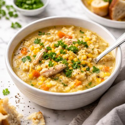 Image of Chicken Corn Rivel Soup