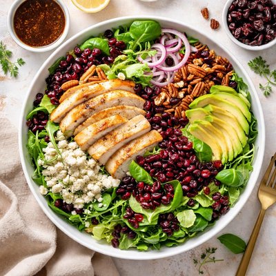 Image of Chicken Cranberry and Gorgonzola Salad