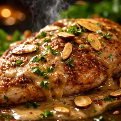 Image of Chicken Cutlet with Almond Butter Sauce