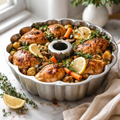 Image of Chicken Dinner in a Bundt Pan