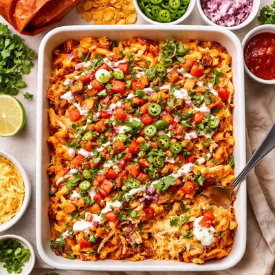 Image of Chicken Dorito Enchilada Casserole