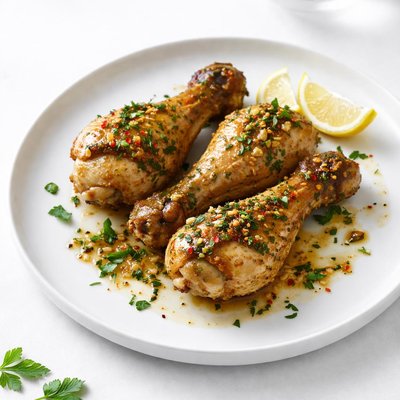 Image of Chicken Drumsticks with Garlic Herb