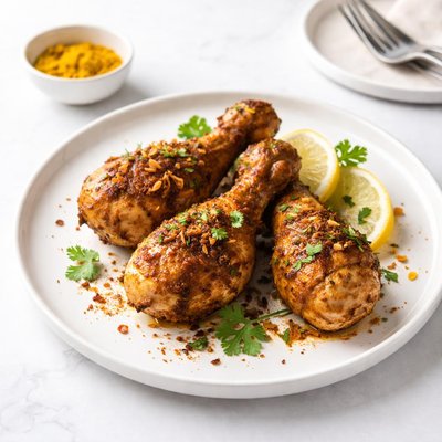 Image of Chicken Drumsticks with Indian Spices