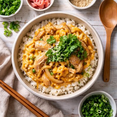 Image of Chicken Egg Rice Bowl Oyako Don