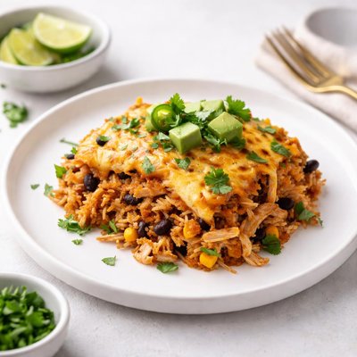 Image of Chicken Enchilada Rice Casserole