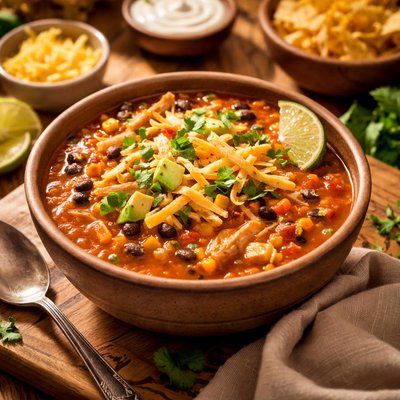 Image of Chicken Enchilada Soup