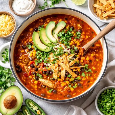 Image of Chicken Enchilada Soup Large Pot