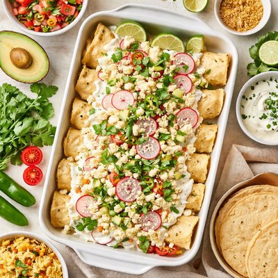 Image of Chicken Enchiladas De Jocoque